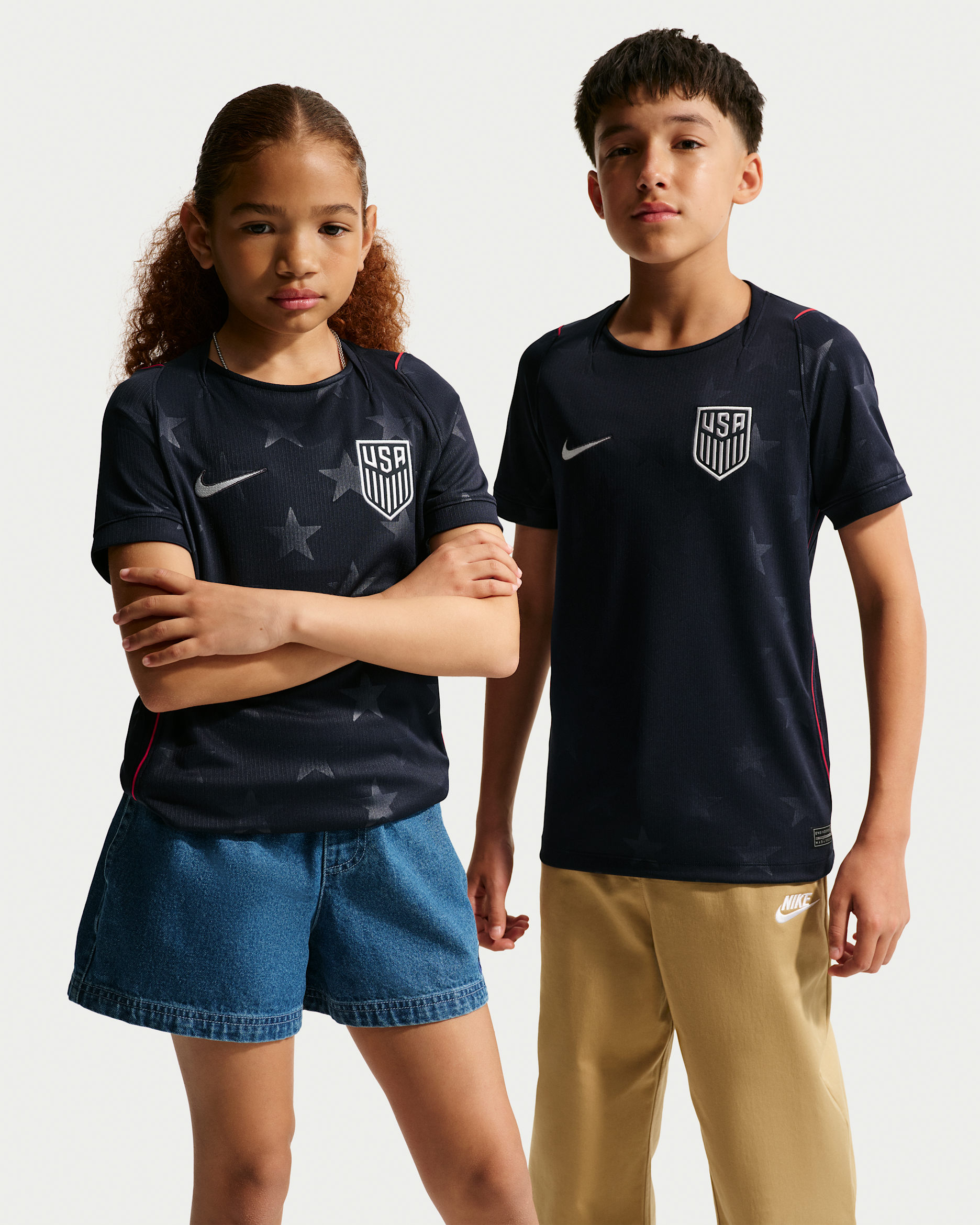 USMNT 2026 Stadium Away Big Kids' Nike Dri-FIT Soccer Jersey. Nike.com